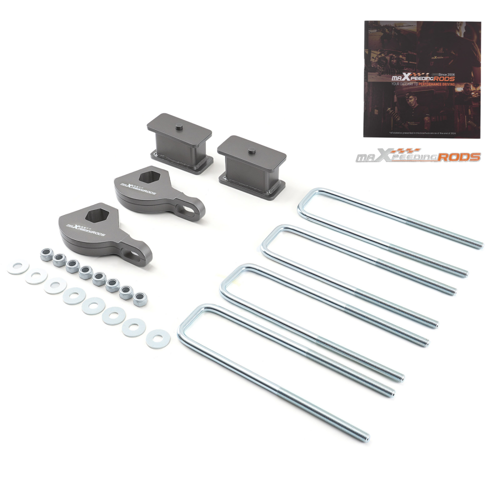 3 Front + 3 Rear Lift Kit compatible for Dodge Dakota 4WD 1987-2004 Carbon Steel Kit