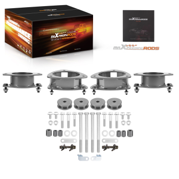 2 Carbon Steel Lift Spacer Kit compatible for Subaru Forester 2009-2013 Front Rear