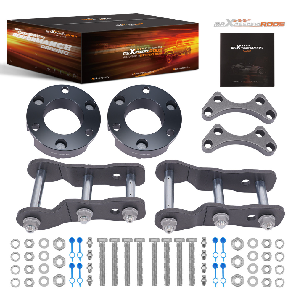 3 Lift Kit compatible for Isuzu D-Max 2012-2023 4WD Front Rear Spacer Aluminum Steel
