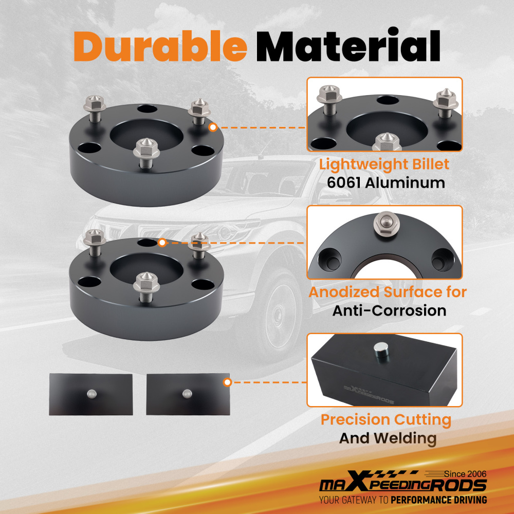 1.25 Front 2 Rear Suspension Lift Kit compatible for Mitsubishi L200 Triton 2006-2015