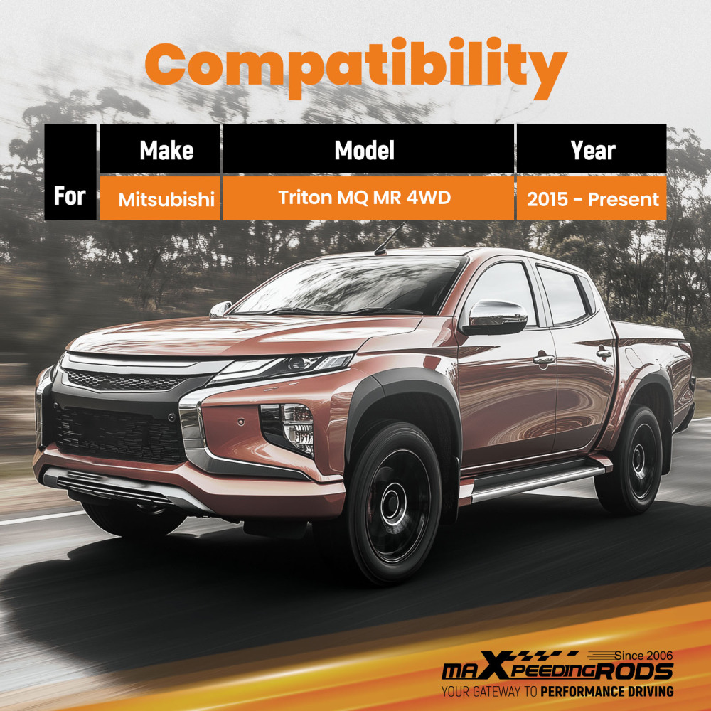 3 Front 2 Rear Lift Spacer Kit compatible for Mitsubishi Triton MQ MR 4WD 2015-Present