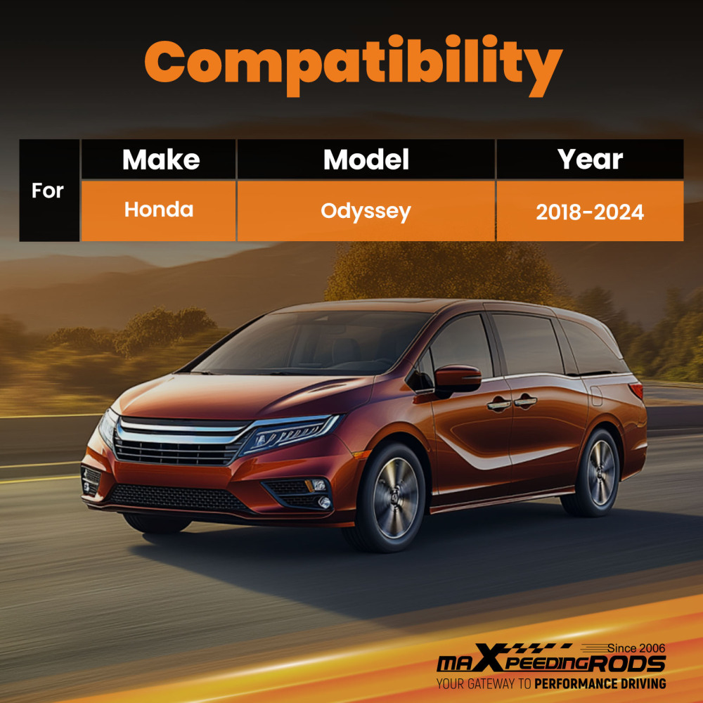 2 Inch Front Rear Lift Kit compatible for Honda Odyssey 2018-2024 Spacers w/ Links