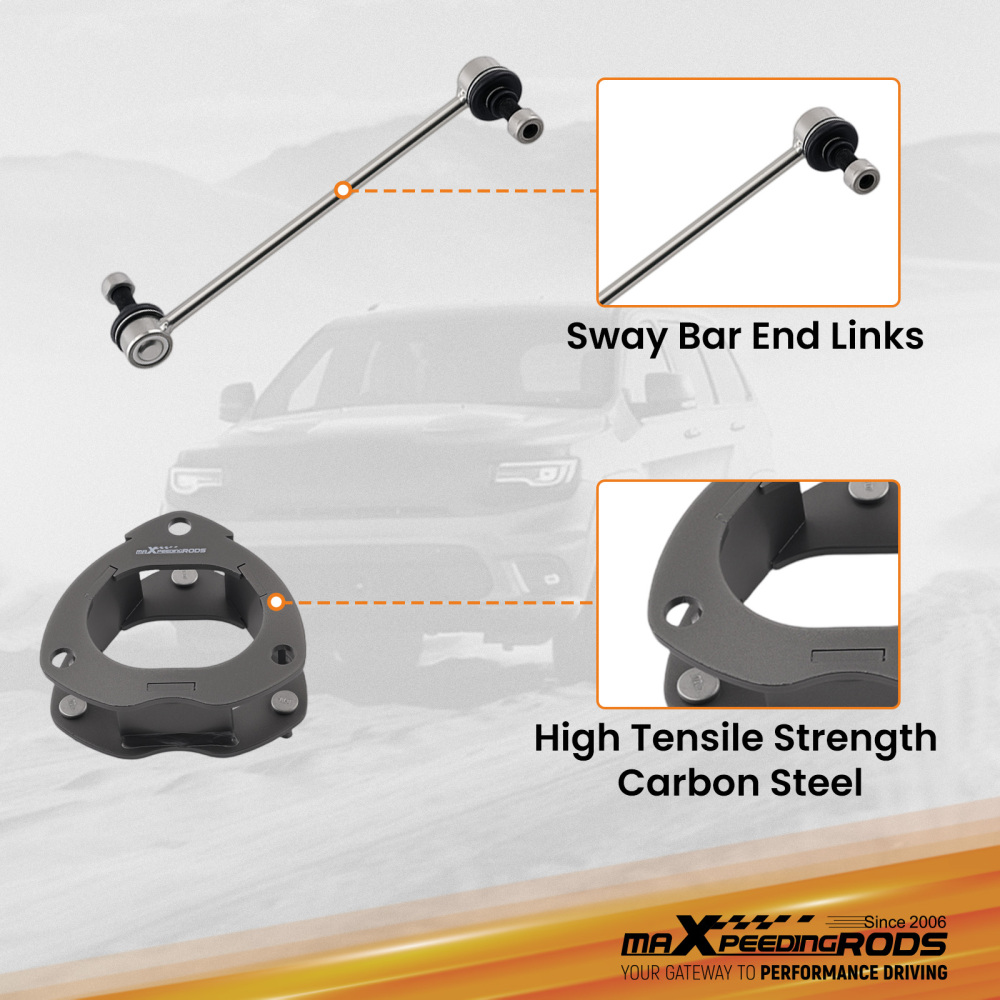 2 inch Leveling Kit with Sway Bar Steel compatible for Honda Odyssey 2WD/4WD 1999-2017