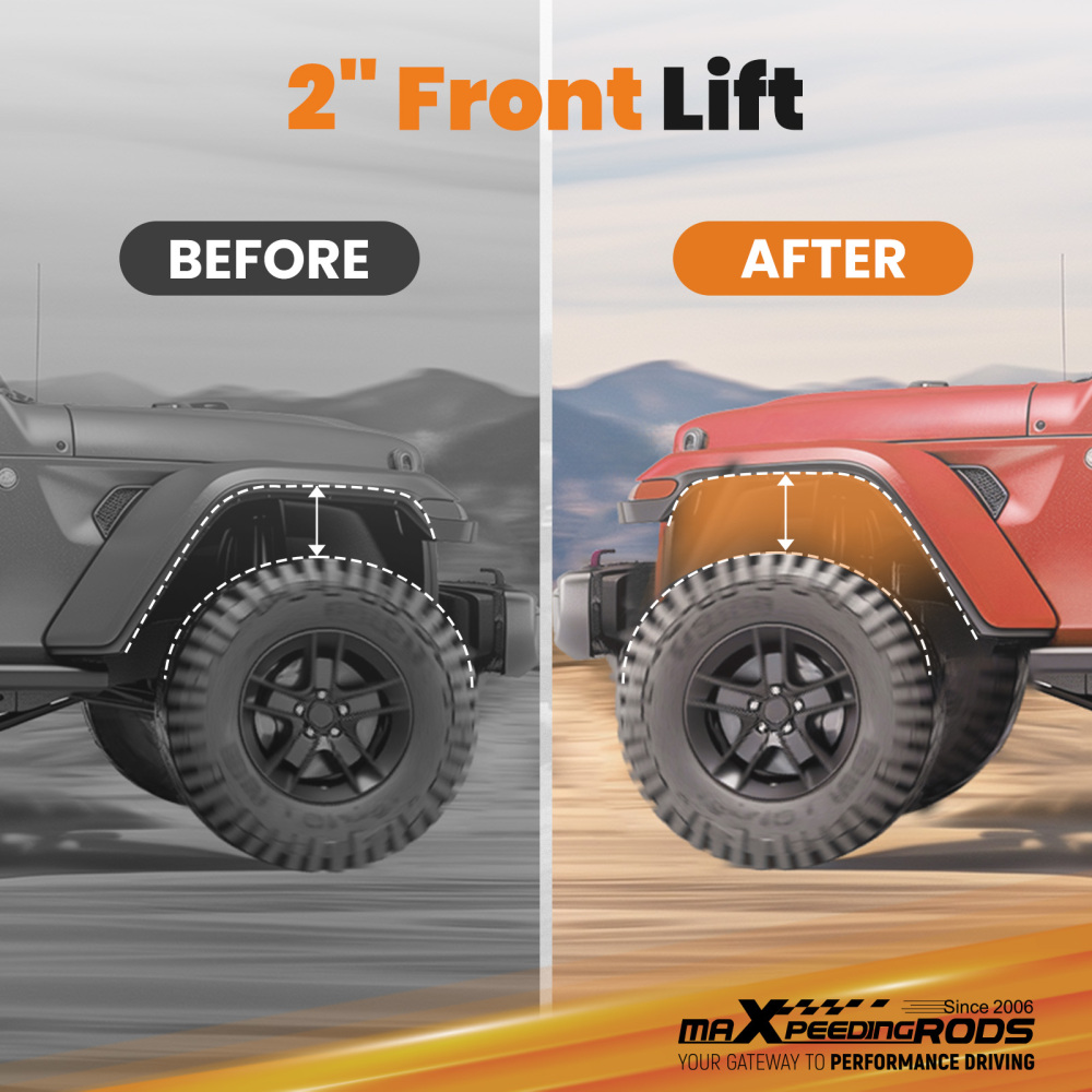 Suspension Lift 2 Front Kit compatible for Dodge Ram 2500 3500 4WD 2013-2024