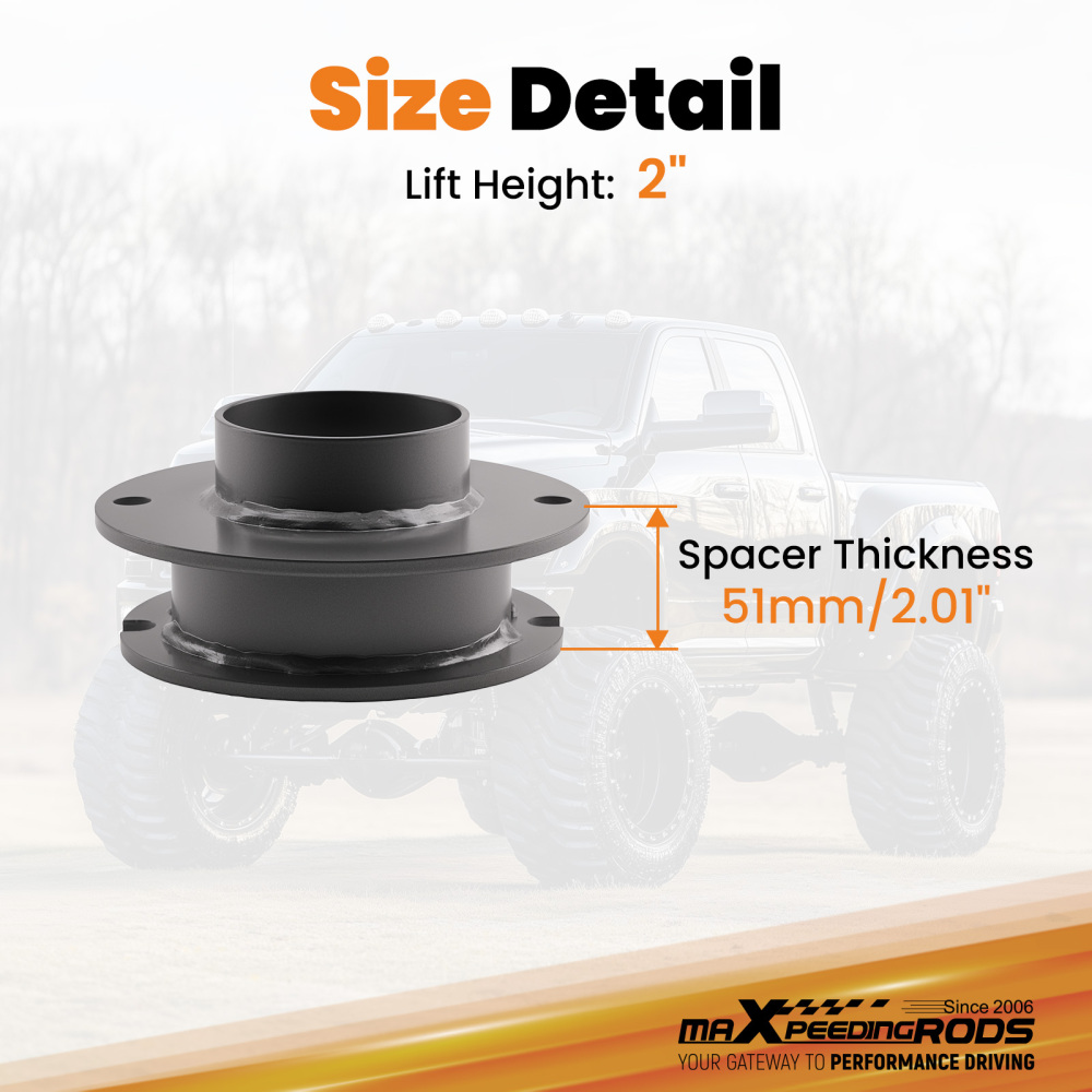 Suspension Lift 2 Front Kit compatible for Dodge Ram 2500 3500 4WD 2013-2024