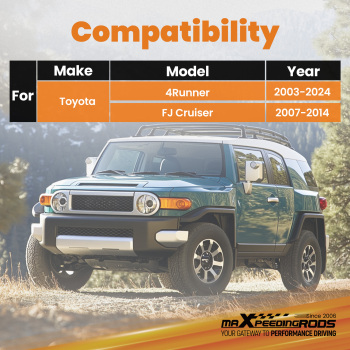 Rear Coil Springs Leveling Kit 2.5 inch Lift compatible for Toyota 4Runner 03-24