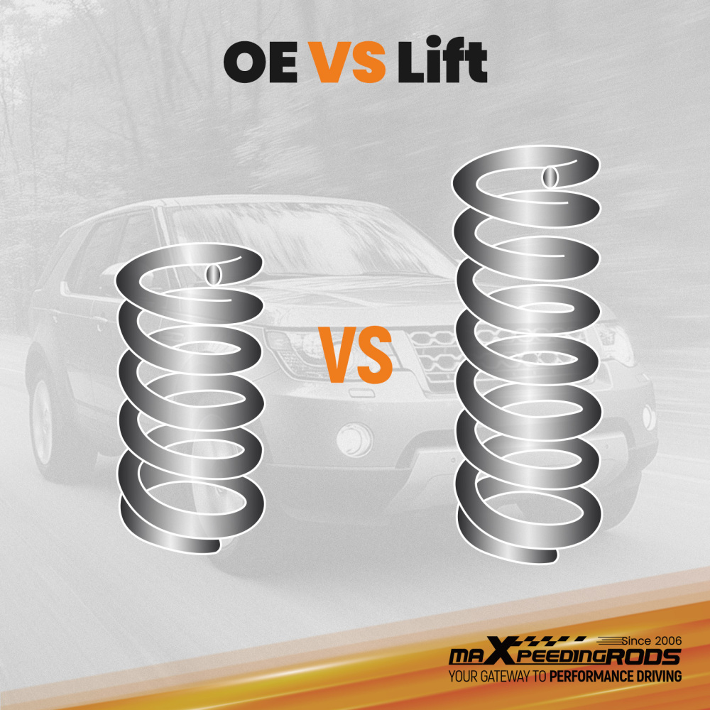 2 Inch Coil Spring Lift Kit compatible for Land Rover Discovery AWD 2004-2009 Front Rear