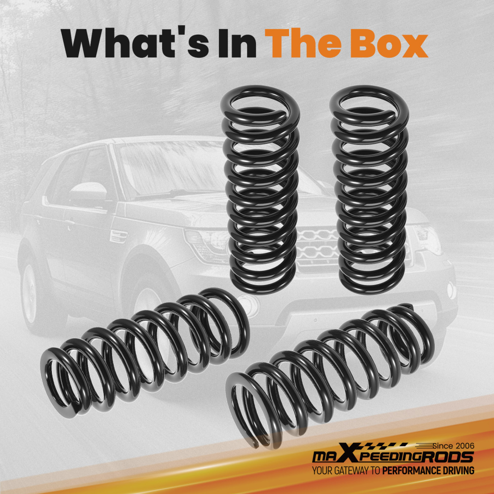 2 Inch Coil Spring Lift Kit compatible for Land Rover Discovery AWD 2004-2009 Front Rear