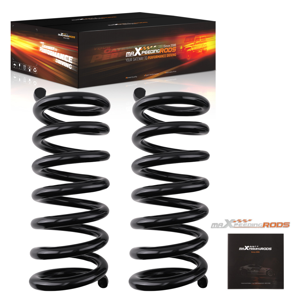 2 Front Coil Lift Spring Kit compatible for Ford F-150 compatible for Lightning 2WD 1997-2003 Suspension
