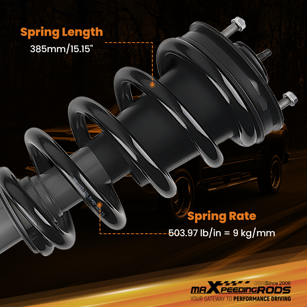 2 Inch Front Lift Strut compatible for Chevrolet Colorado/GMC Canyon 2015-2023 Kit