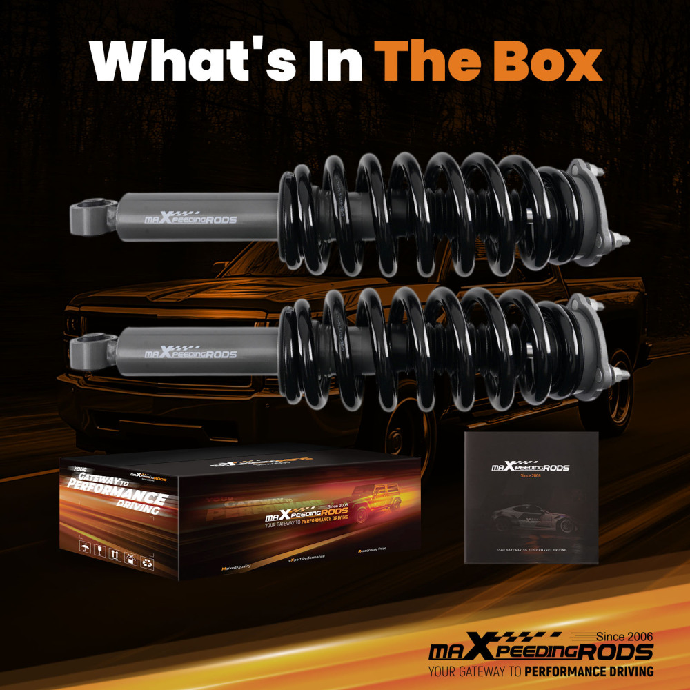 2 Inch Front Lift Strut compatible for Chevrolet Colorado/GMC Canyon 2015-2023 Kit