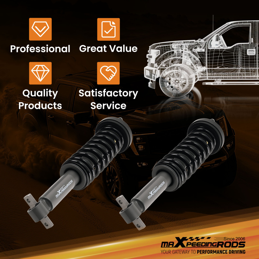 Front Performance Loaded Struts compatible for Ford F150 2WD 2014-2025 Pair 2Lift