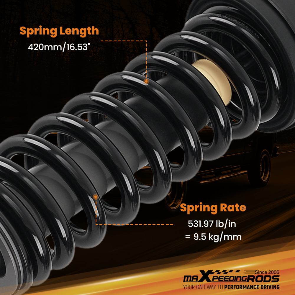 3 Front Lifted Struts Loaded Leveling Struts compatible for Ford F-150 4WD 2014-2025