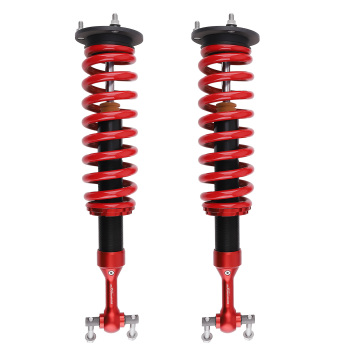 2 Adjustable Front Lift Struts compatible for Ford F-150 4WD 2014-2025 Monotube Suspension