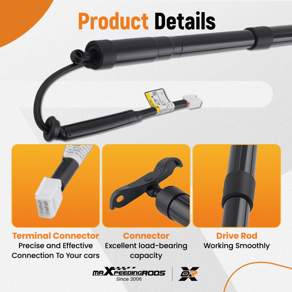 2pcs Rear Hatch Lift Support Rear compatible for Toyota Highlander 2014-2019 6891009120
