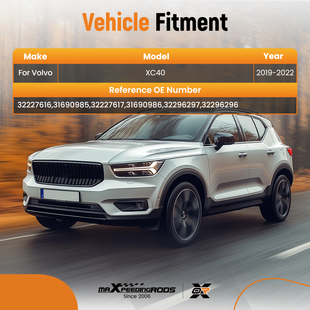Rear Electric Tailgate Gas Struts compatible for Volvo XC40 536 Boot Lid Support 2019-2022