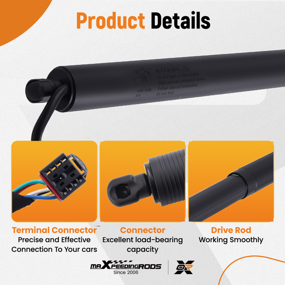 Rear Electric Tailgate Gas Struts compatible for Volvo XC40 536 Boot Lid Support 2019-2022