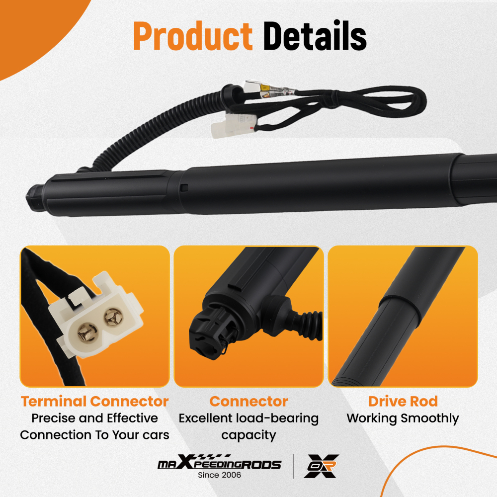 Tailgate Electric Boot Gas Strut Left+right compatible for Bmw X6 E71 E72 51247332697