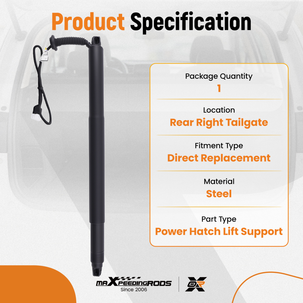 Auto Tailgate Boot Gas Strut compatible for BMW X6 M sDrive35i xDrive35i 15-19 51247434044