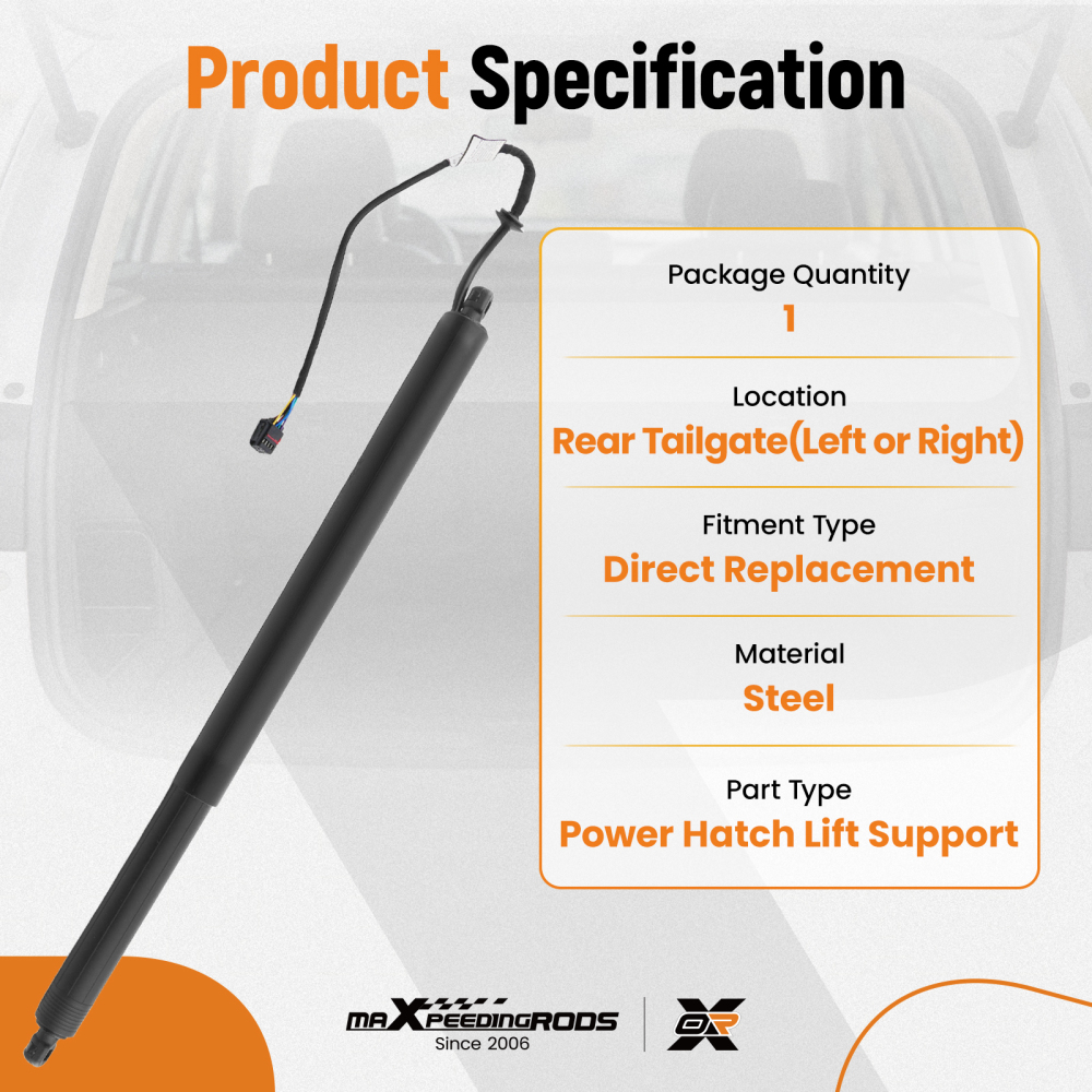 Boot Hatch Lift Support compatible for Jaguar F-Pace Rear 2017-2019 HK8370354AA 615057