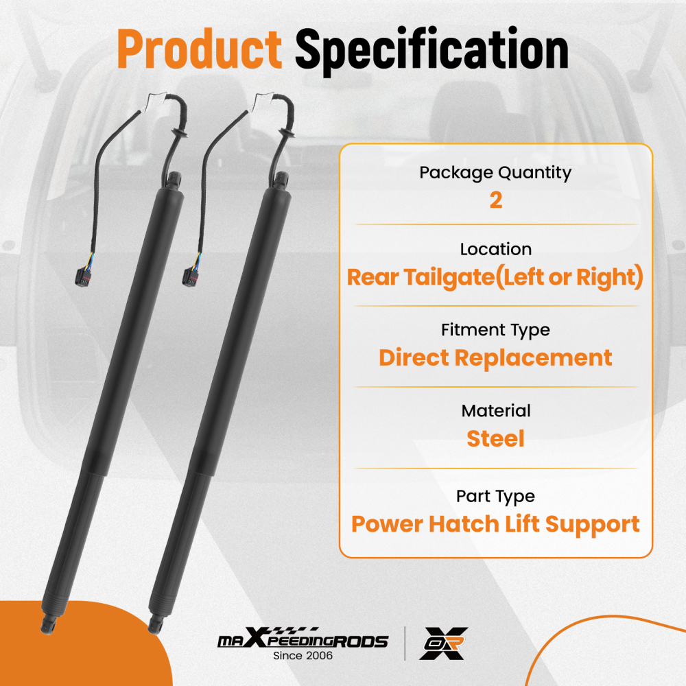 1/2Pcs Rear Electric Tailgate Struts compatible for Jaguar F-Pace X761 HK8370354AA
