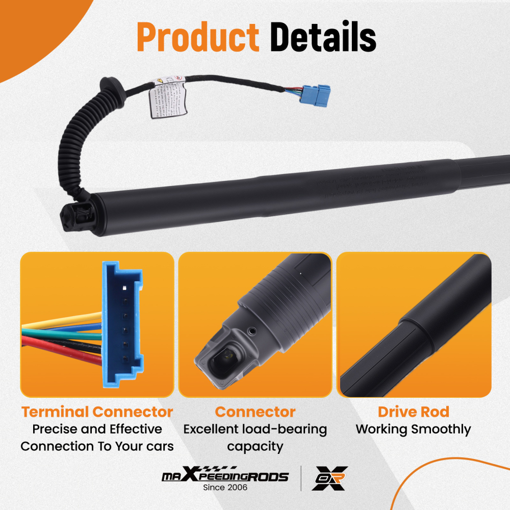 Rear Boot Lift Support compatible for BMW X4 F26 2.0L 3.0L 2014-2018 51247339431 Steel