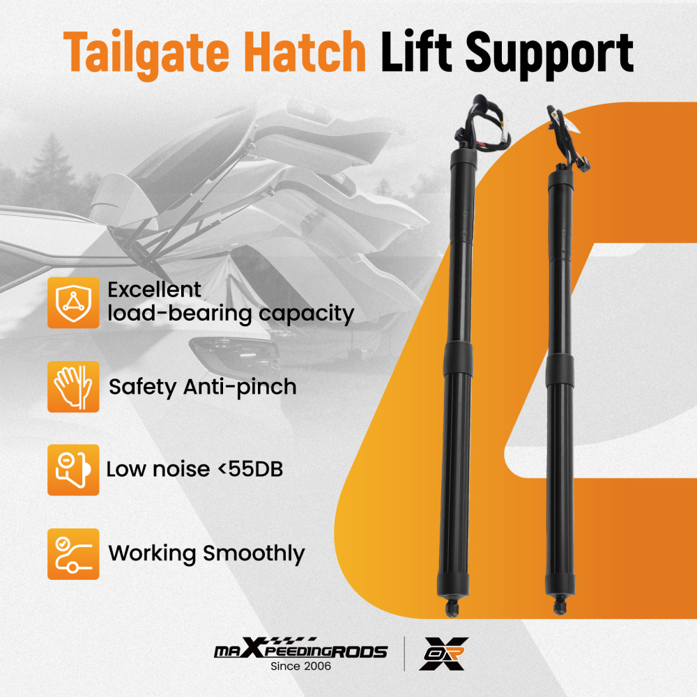 2x Tailgate Rear Lift Support compatible for Volvo XC60 2012-2017 31365276 31455987 Steel