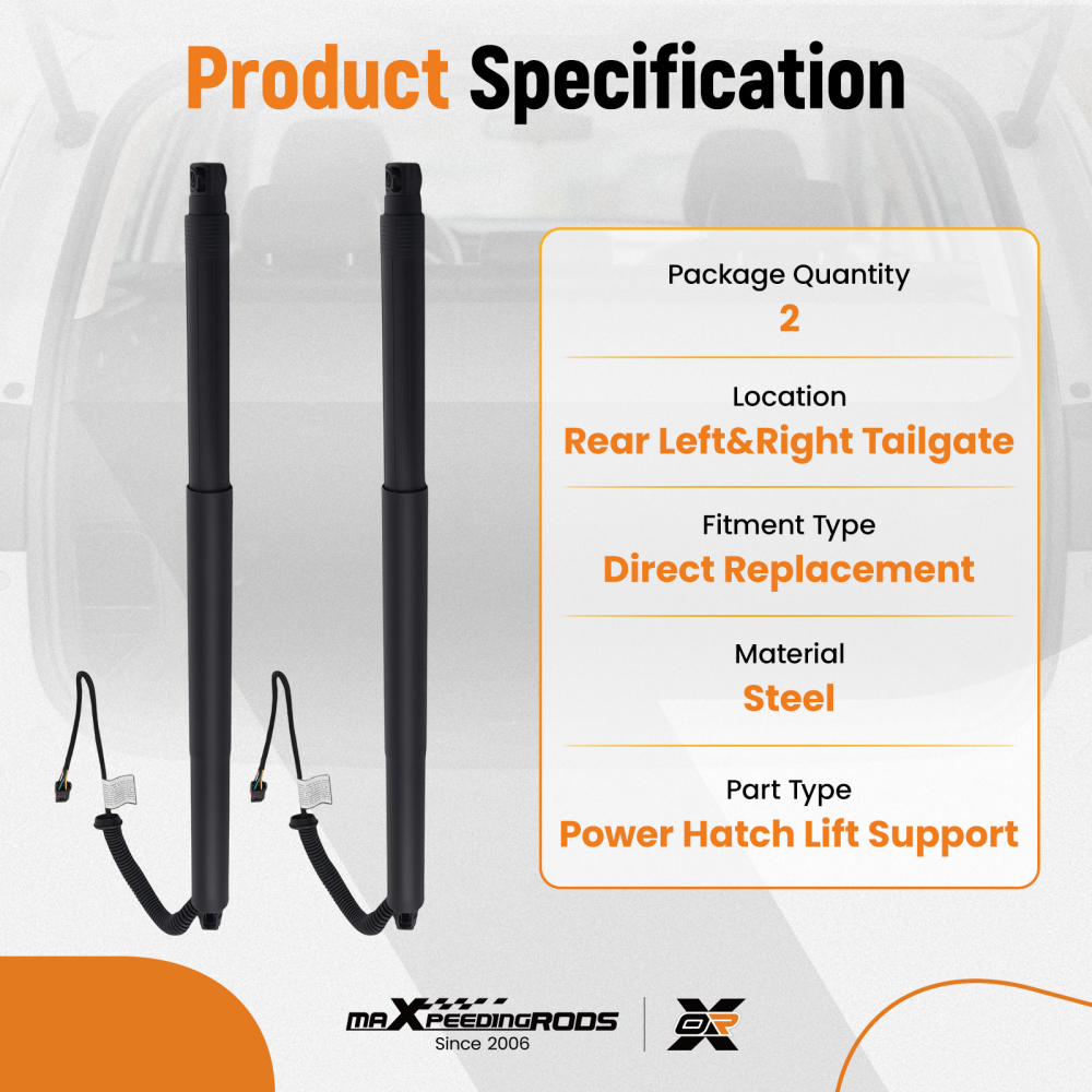 Tailgate Lift Support Rear Tailgate compatible for VW Tiguan 2018-2020 5NA827851A 2x Steel