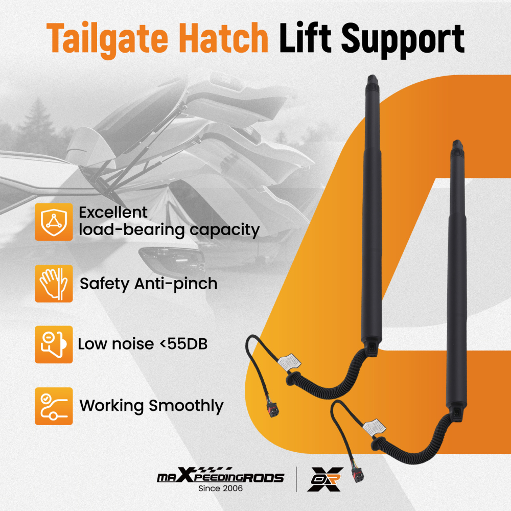 Tailgate Lift Support Rear Tailgate compatible for VW Tiguan 2018-2020 5NA827851A 2x Steel