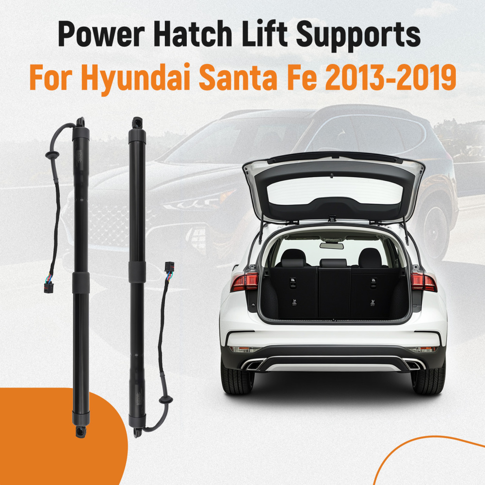 Pair Rear Left + Right Trunk Lift Support Shocks compatible for Hyundai Santa Fe 2013-2019