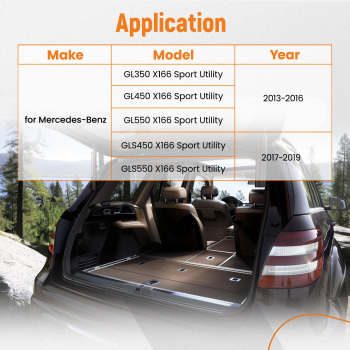 Rear LeftRight Trunk Lift Support Shocks compatible for Mercedes-Benz GL350 GL550 GLS450