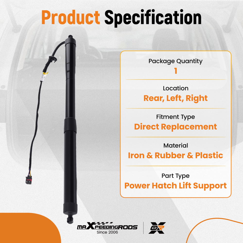 Electric Tailgate Gas Strut compatible for VW 2011-2019 Sharan compatible for Seat Alhambra 710 7N0827851E