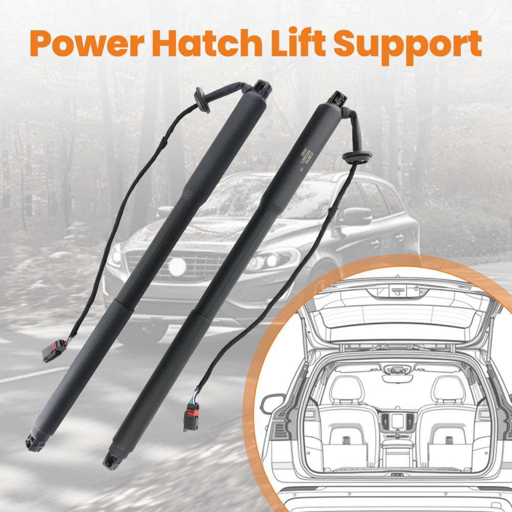 Pair Rear Spindle Drive/gas Strut Spring Auto Tailgate Boot compatible for Volvo Xc60