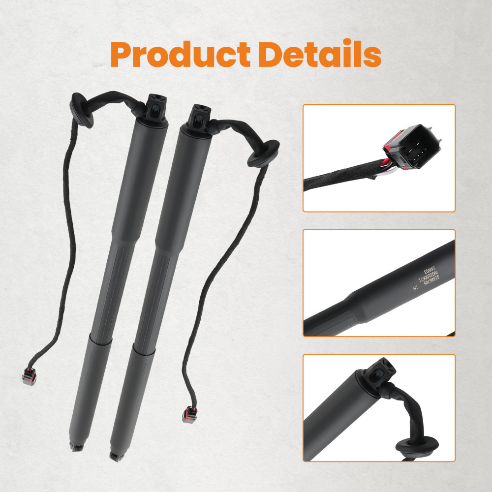 Pair Rear Spindle Drive/gas Strut Spring Auto Tailgate Boot compatible for Volvo Xc60