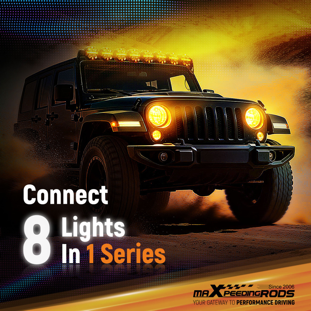 8PCS LED Light Mounting Bracket For maXpeedingrods Crosshair 5inch Pod Lights