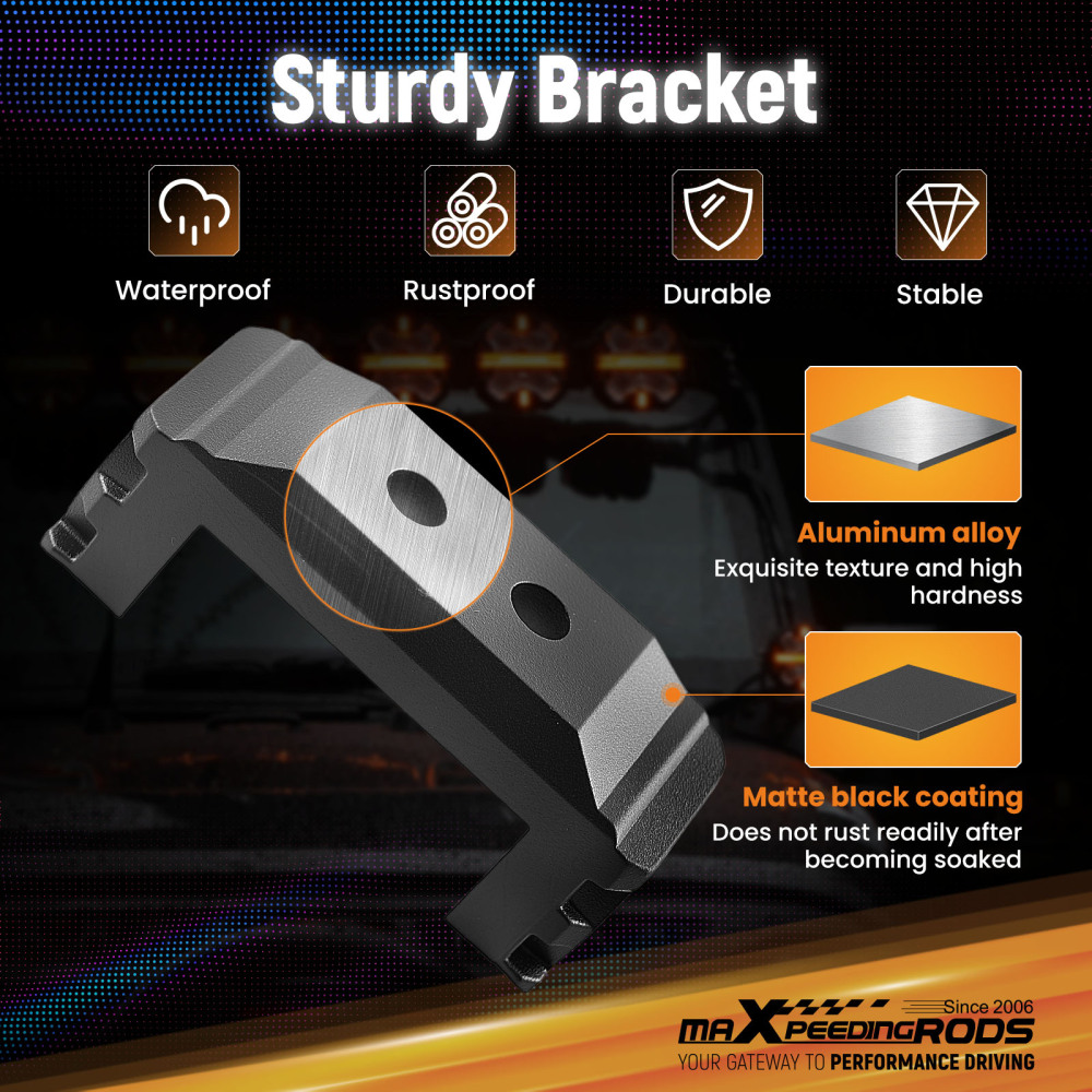 8PCS LED Light Mounting Bracket For maXpeedingrods Crosshair 5inch Pod Lights