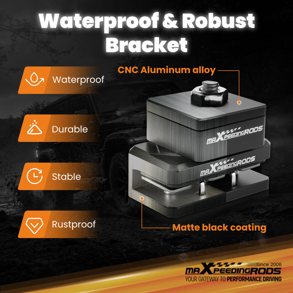 Universal LED Light Hood Brackets Quick Release Mount For Trucks SUV Pickup compatible for Jeep