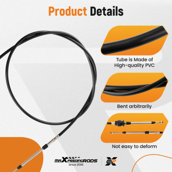 Steering Cable compatible for Sea-Doo GTX RXT GTI Wake RXP GTR 02-2017 277001438 277001578