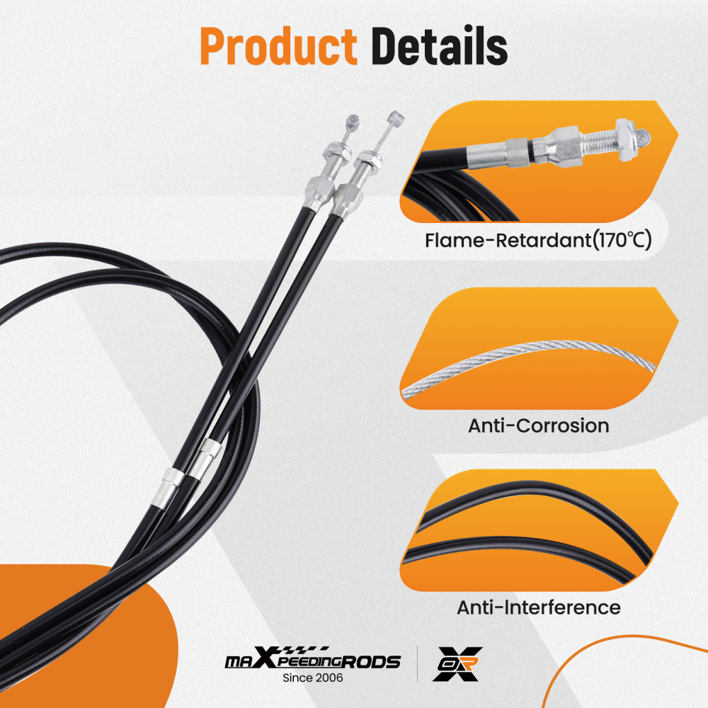 Universal Rear Parking Brake E-Brake System Cable for Wilwood 330-9371 3309371