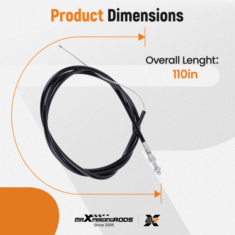 Universal Rear Parking Brake E-Brake System Cable for Wilwood 330-9371 3309371