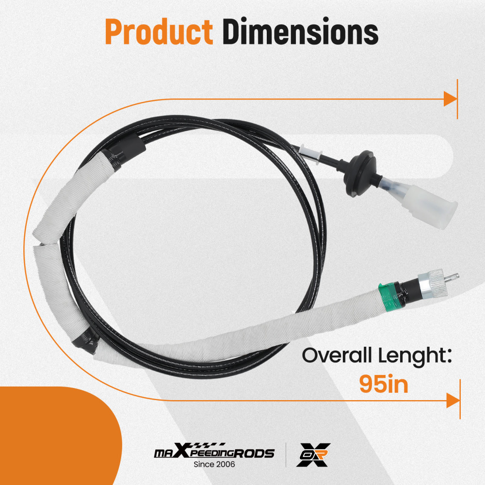 Speedometer Drive Cable Assy compatible for Toyota T100 DLX SR5 6 Cyl 3.4L 1994-1998 New