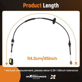 Auto Trans Selector Control Shift Cable compatible for Ford F-150 2005-2008 5L3Z-7E395-BA