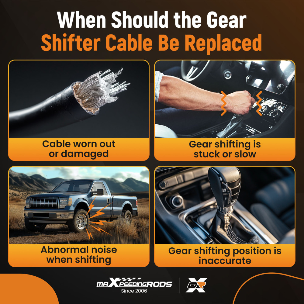 Auto Trans Selector Control Shift Cable compatible for Ford F-150 2005-2008 5L3Z-7E395-BA