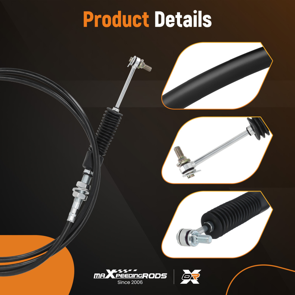 Gear Trans Shift Cable compatible for Polaris Ranger 2010-2014 400 500 800 7081753 7081614