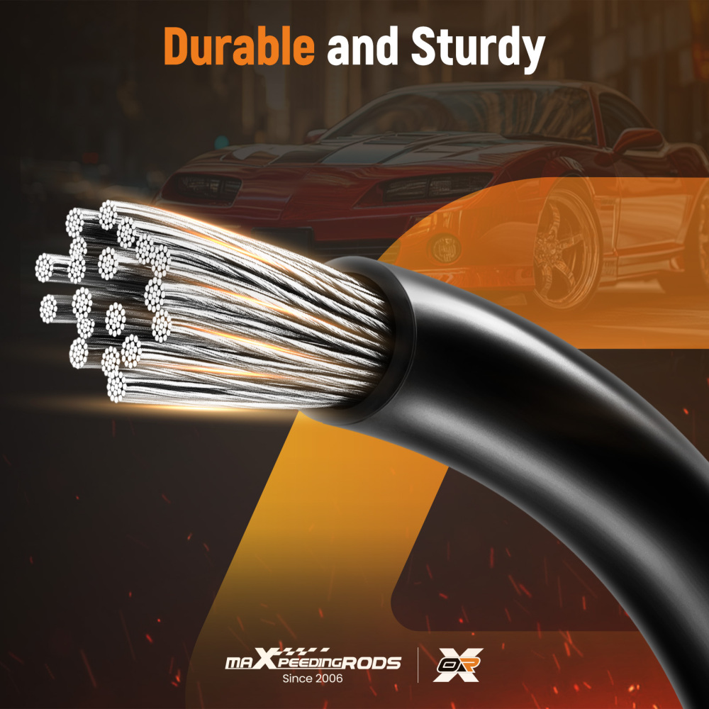 Auto Transfer Trans Shift Cable Kit for BM Shifters 81831 Stainless Steel Wire