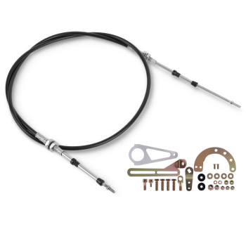 Cable Shifter Linkage Kit Transmission compatible for GM THM200-4R THM350 THM400 ACA-1804