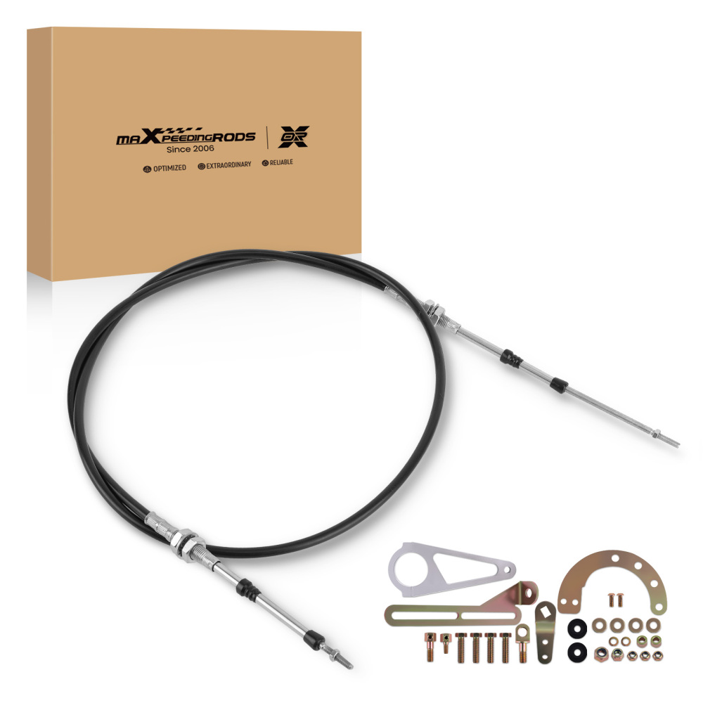 Cable Shifter Linkage Kit Transmission compatible for GM THM200-4R THM350 THM400 ACA-1804