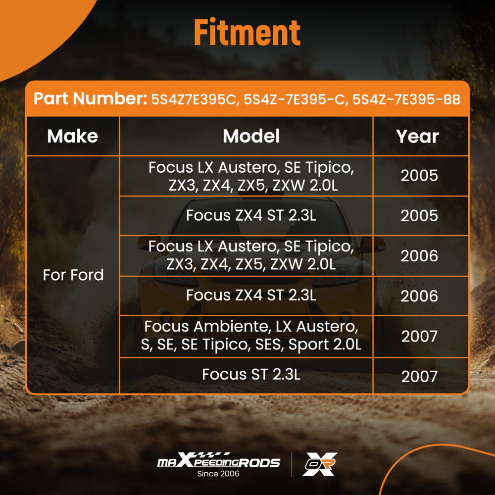 Auto Trans Shifter Cable compatible for Ford Focus 2005 2006 2007 2.0L 2.3L 5S4Z-7E395-C