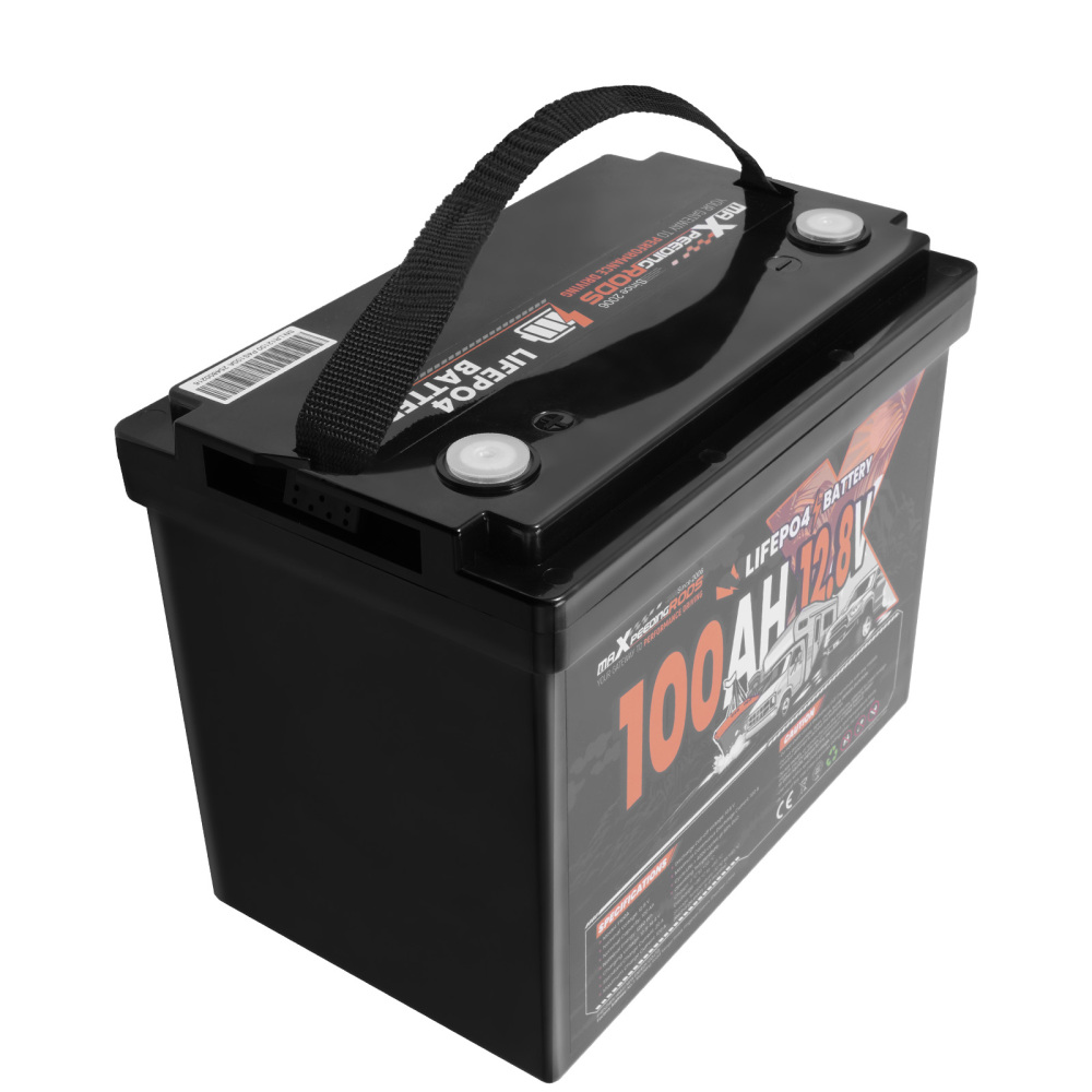 12V 100Ah LiFePO4 Lithium Battery for RV Marine Boat, Low Temp Protection BMS