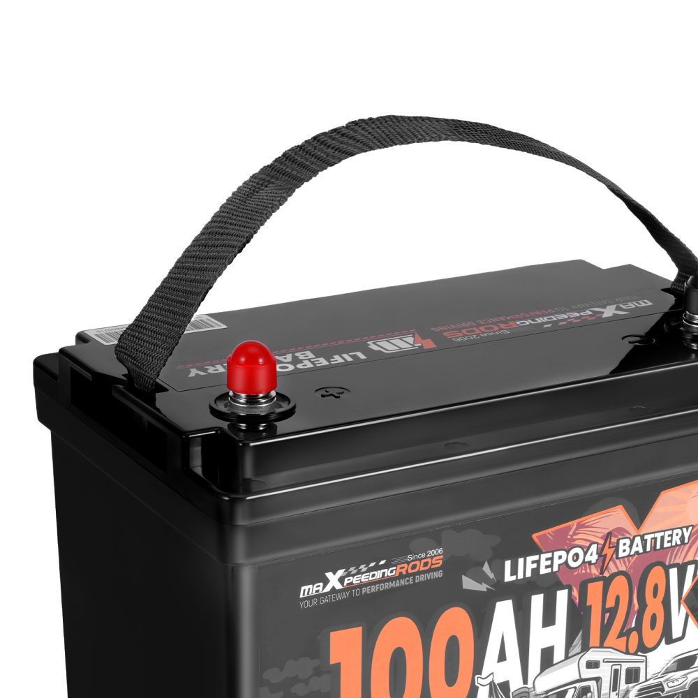 12V 100Ah LiFePO4 Lithium Battery for RV Marine Boat, Low Temp Protection BMS